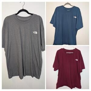 3 The North Face mens XL cotton T-shirts